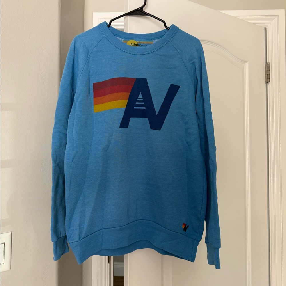 Aviator Nation Logo Crew Sweatshirt